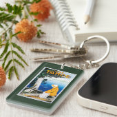 タホ湖昇進のPosterLake Tahoe、カリフォルニア キーホルダー (正面右)