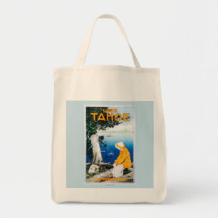 タホ湖昇進のPosterLake Tahoe、カリフォルニア トートバッグ