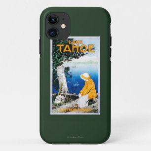 タホ湖昇進のPosterLake Tahoe、カリフォルニア iPhone 11 ケース