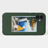 タホ湖昇進のPosterLake Tahoe、カリフォルニア Case-Mate iPhoneケース (裏面(横))
