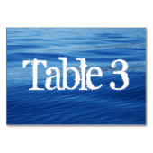 タホ湖結婚市 テーブルナンバー (正面)