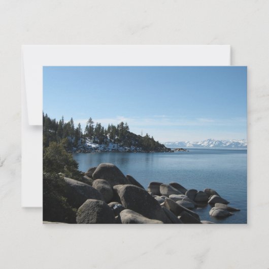 タホ湖結婚市 招待状 (正面)