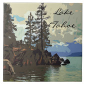 タホ湖陶磁器タイル タイル (正面)