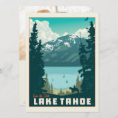 タホ湖|の保存日付-写真 セーブザデート (正面/裏面)