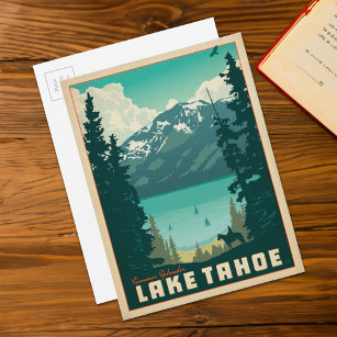 タホ湖  カリフォルニア&ネバダ ポストカード