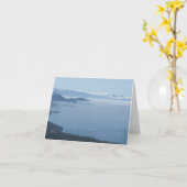 タホ湖 カード (黄色い花)