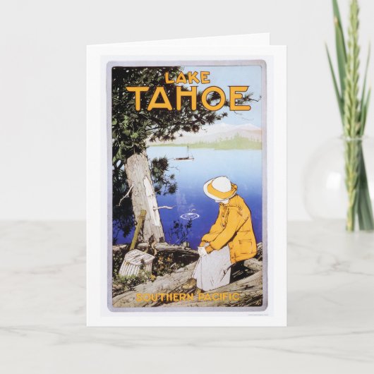 タホ湖 カード (正面)