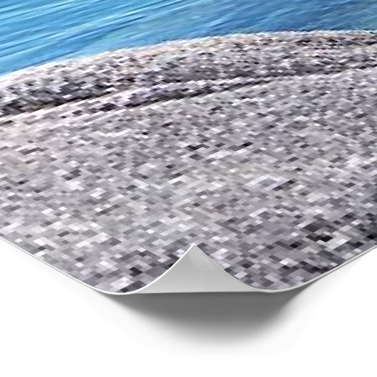 タホ湖 – ネバダ ポスター (角)