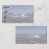 タホ湖、ネバダ 名刺 (正面/裏面)