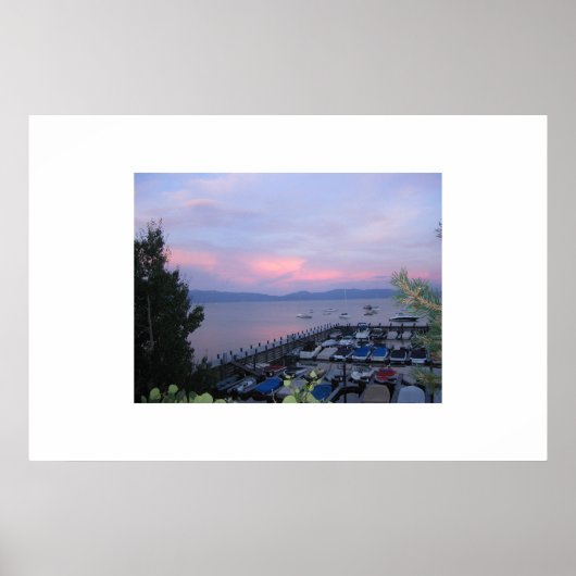 タホ湖 ポスター (正面)