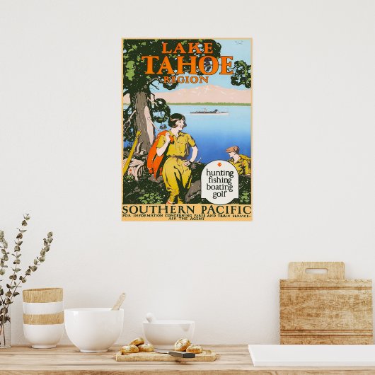 タホ湖 ポスター (キッチン)