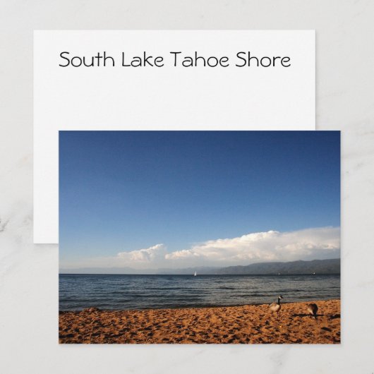 タホ湖 ポストカード (正面/裏面)
