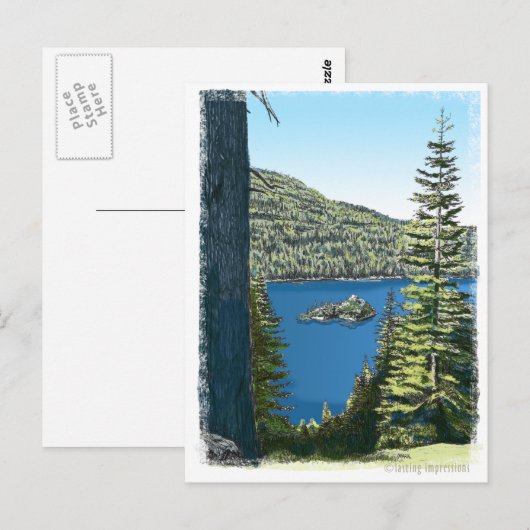 タホ湖 ポストカード (正面/裏面)