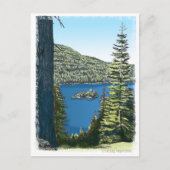 タホ湖 ポストカード (正面)