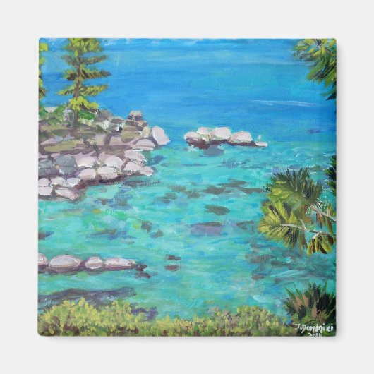 タホ湖 – マグネット (正面)