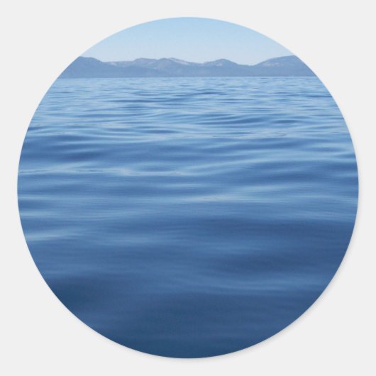 タホ湖 ラウンドシール (正面)