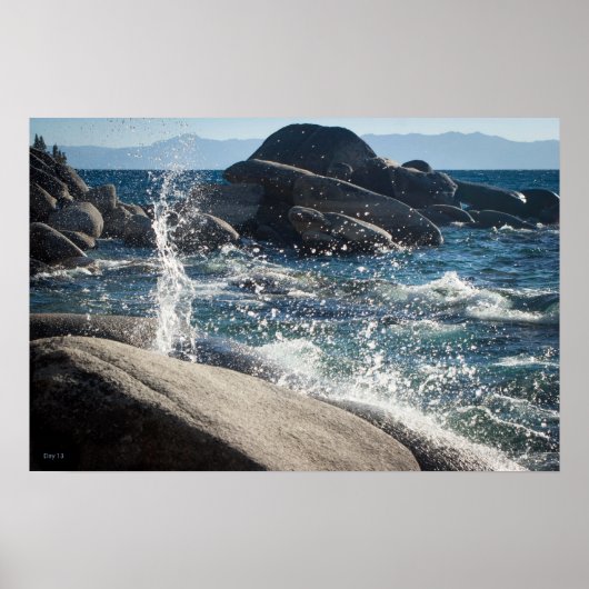 タホ湖#16 ポスター (正面)