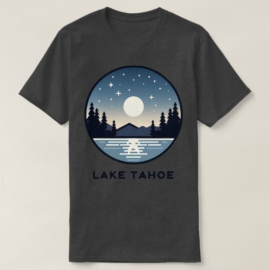 タホ湖Tシャツ6 Tシャツ (デザイン正面)