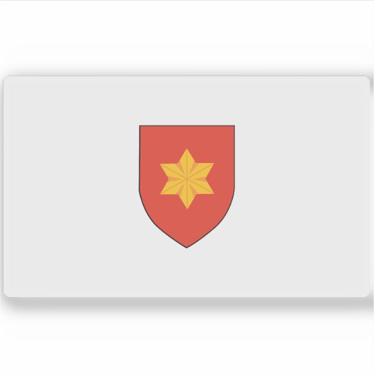 タボララ共和国国旗（1886年～1899年） シール (正面)