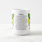 タボールは、起源、意味および頂上示します コーヒーマグカップ (中央)