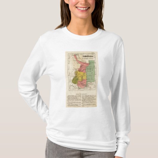 タマウリパス州、メキシコ Tシャツ (正面)