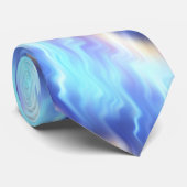 タマキビのターコイズの水は波上がりました ネクタイ (ロール)