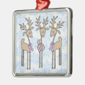 タマキビのリボンのトナカイ(胃癌) メタルオーナメント (左)