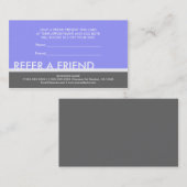 タマキビの灰色のシンプルは友人のカスタム・カードを参照します 紹介カード (正面/裏面)