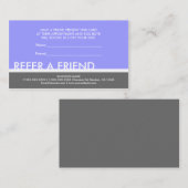 タマキビの灰色のシンプルは友人のカスタム・カードを参照します 紹介カード (正面/裏面)