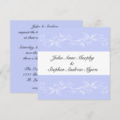 タマキビの甘い花の結婚式招待状 招待状 (正面/裏面)