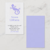 タマキビの青いトカゲの子供の演劇の日付カード コーリングカード (正面/裏面)