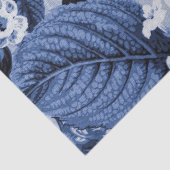 タマキビの青いヴィンテージ花のToile No.1 薄葉紙 (詳細)