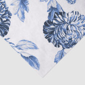 タマキビの青いヴィンテージ花のToile No.2 薄葉紙 (詳細)