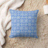 タマキビ青いパターン装飾用クッション クッション (ブランケット)