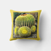 タマサボテンのカスタムの枕 クッション (裏面)