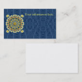 タマサボテンの曼荼羅との名刺のテンプレート 名刺 (正面/裏面)