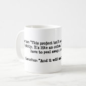 タマネギのように コーヒーマグカップ (正面左)