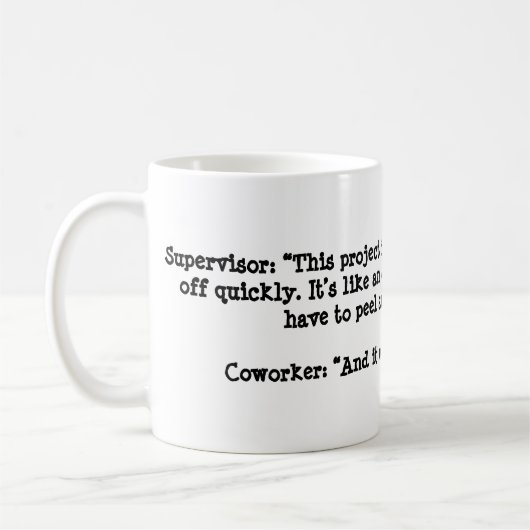 タマネギのように コーヒーマグカップ (左)