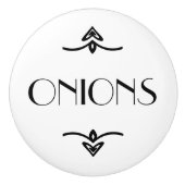 タマネギの引出し セラミックノブ (正面)