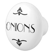 タマネギの引出し セラミックノブ (右)