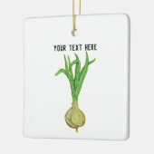 タマネギの成長 セラミックオーナメント (左)