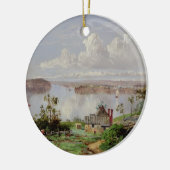 タマネギの港、シドニーからの眺め セラミックオーナメント (左)