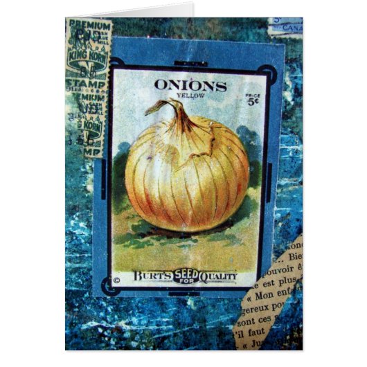 タマネギ5セントのコラージュ (正面)