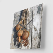 タマネギ スクエア壁時計 (傾斜)