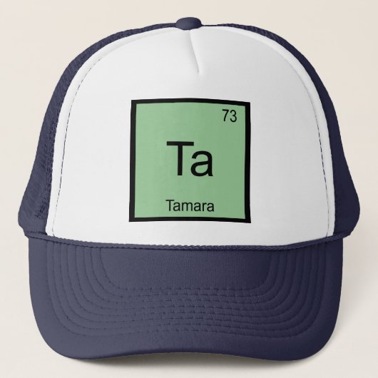 タマラ 名前 化学 元素 周期表 キャップ (正面)
