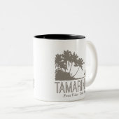 タマリンドコスタリカサーファービーチ ツートーンマグカップ (正面右)