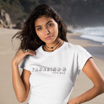 タマリンドコスタリカ土産Tシャツ Tシャツ<br><div class="desc">プラビダ!タイポグラフィのデザインタマリンド、コスタリカの土産tシャツは、グアナカステの小さなサーフタウンで過ごす。</div>