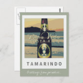 タマリンドビーチコスタリカポストカード ポストカード (正面/裏面)