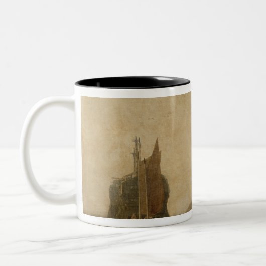 タマルのヨセフMallordウィリアムターナー|の廃船体 ツートーンマグカップ (左)