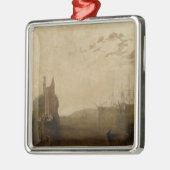 タマルのヨセフMallordウィリアムターナー|の廃船体 メタルオーナメント (左)